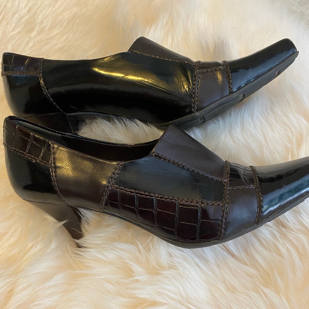 Franco Sardo slide on heel/bootie